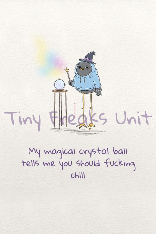 Magical Crystal Ball Original Print
