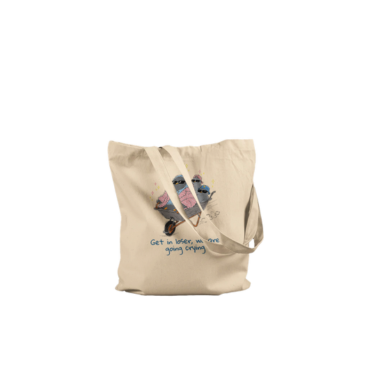 We Are Going Crying Tote Bag