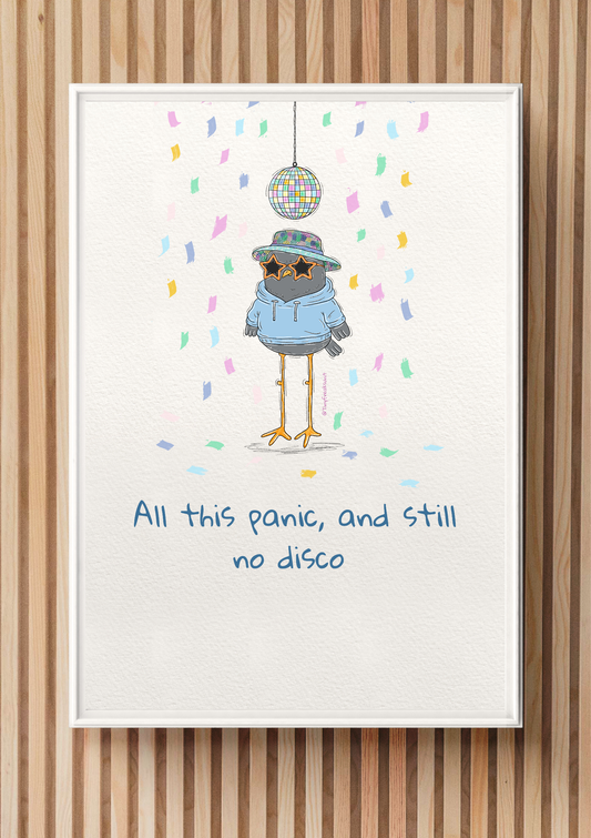 No Disco Original Print