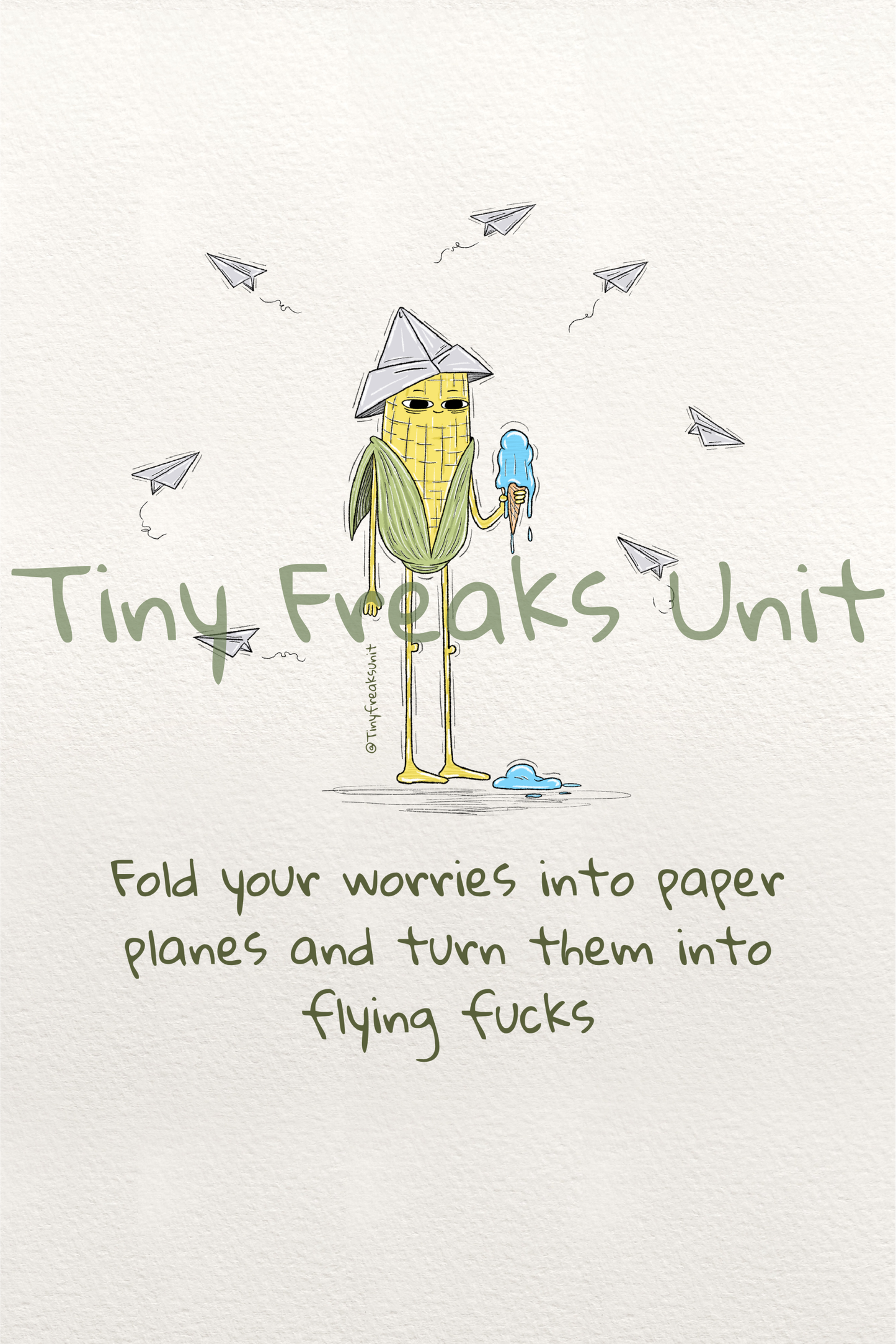 Flying Fucks Pack of 10 Post Cards