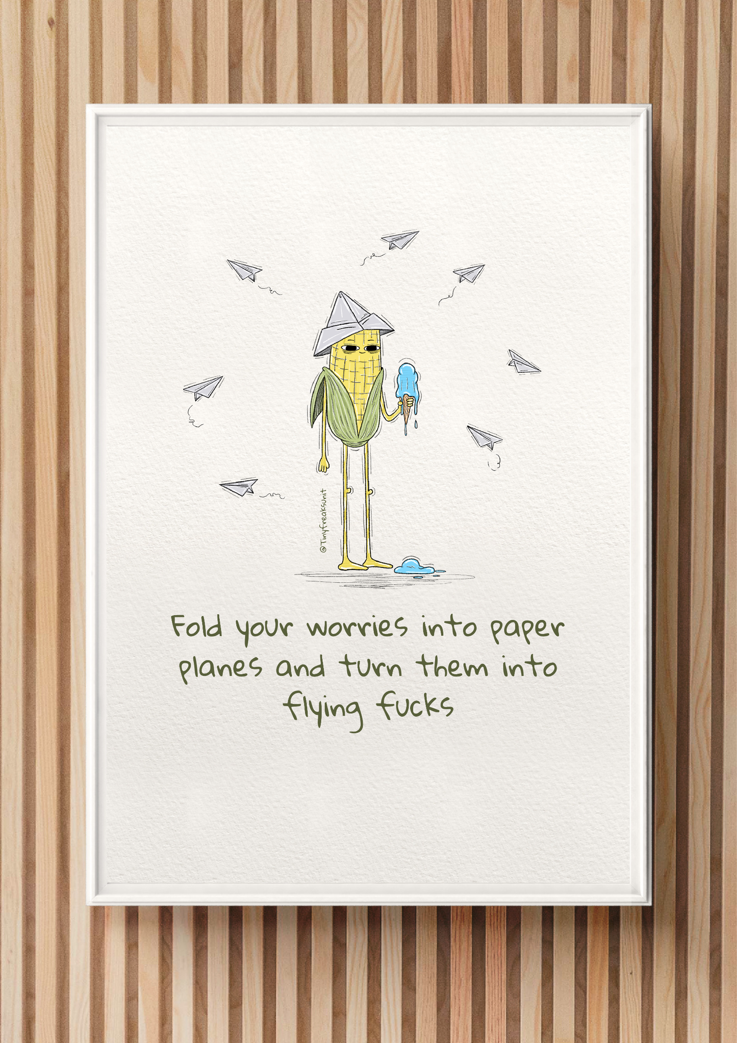 Flying Fucks Original Print