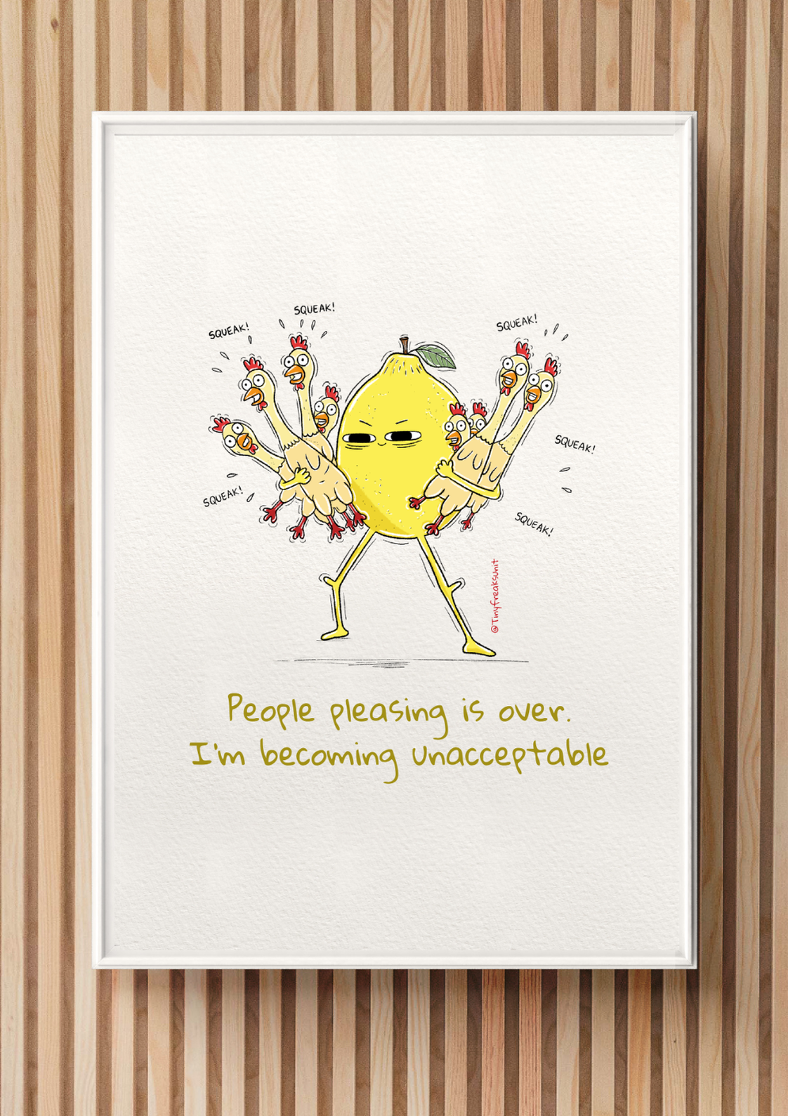 Unacceptable Original Print