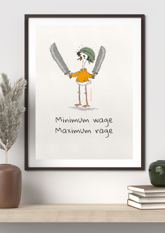 Maximum Rage Original Print
