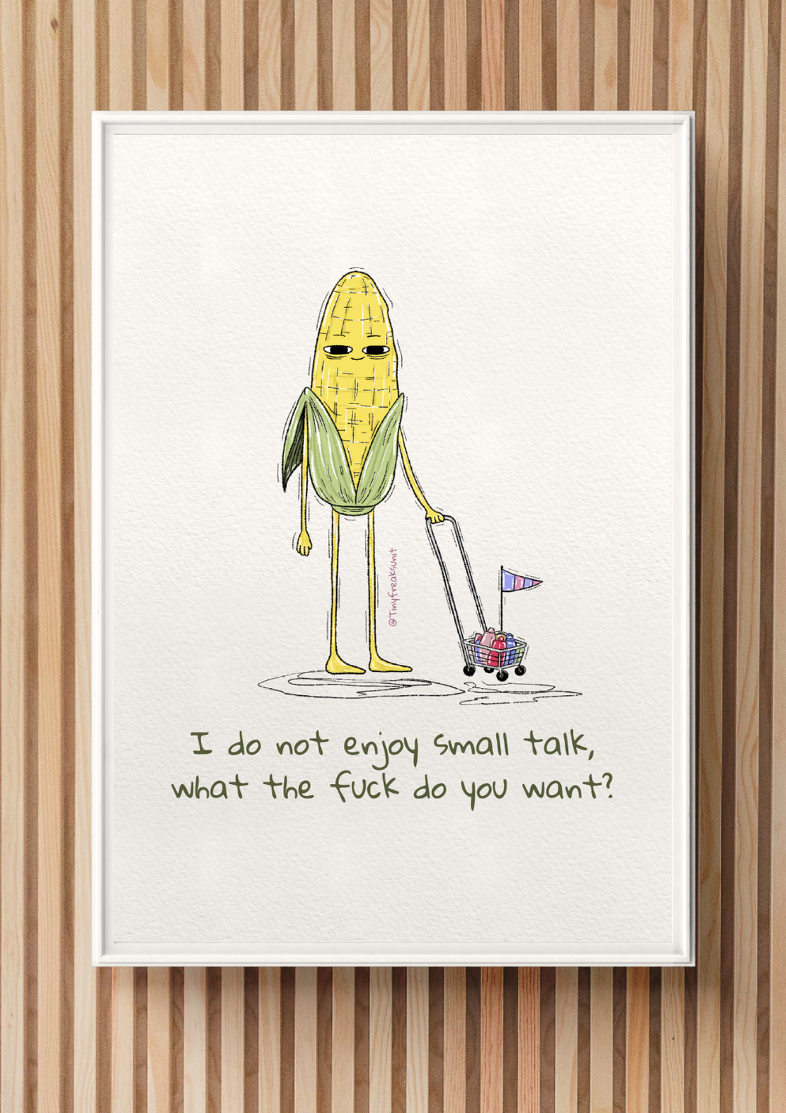 Small Talk Original Print