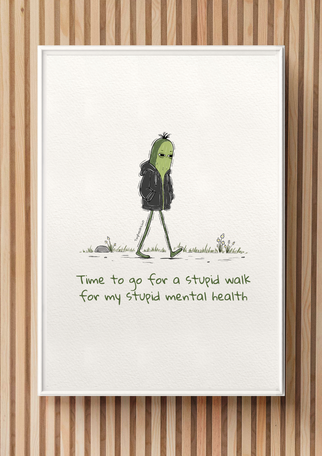 Stupid Walk Original Print