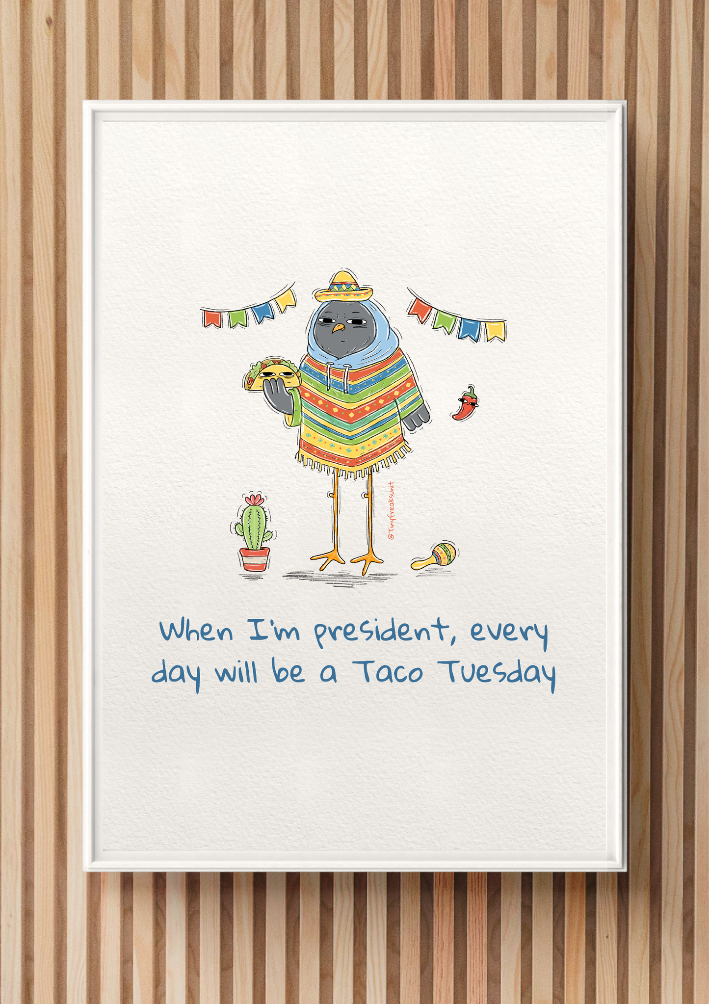 Taco Tuesday Original Print