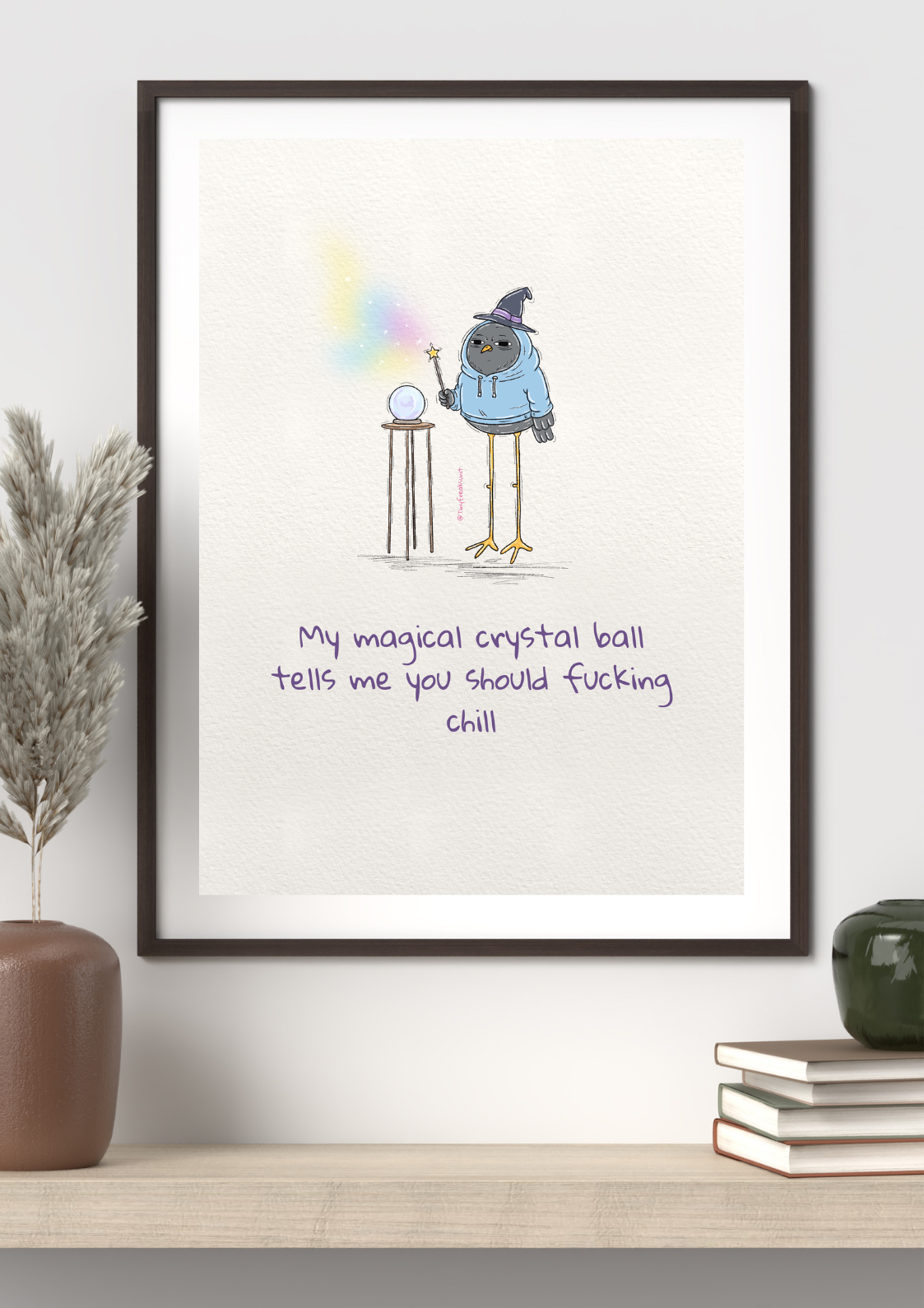 Magical Crystal Ball Original Print