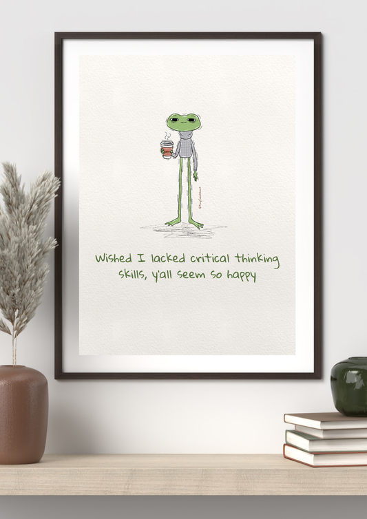 Froggy Original Print