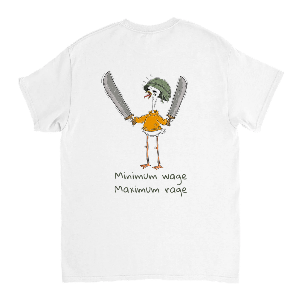 Maximum Rage Unisex T-shirt (back design)