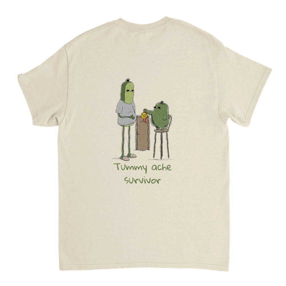 Tummy Ache Unisex T-shirt (back design)