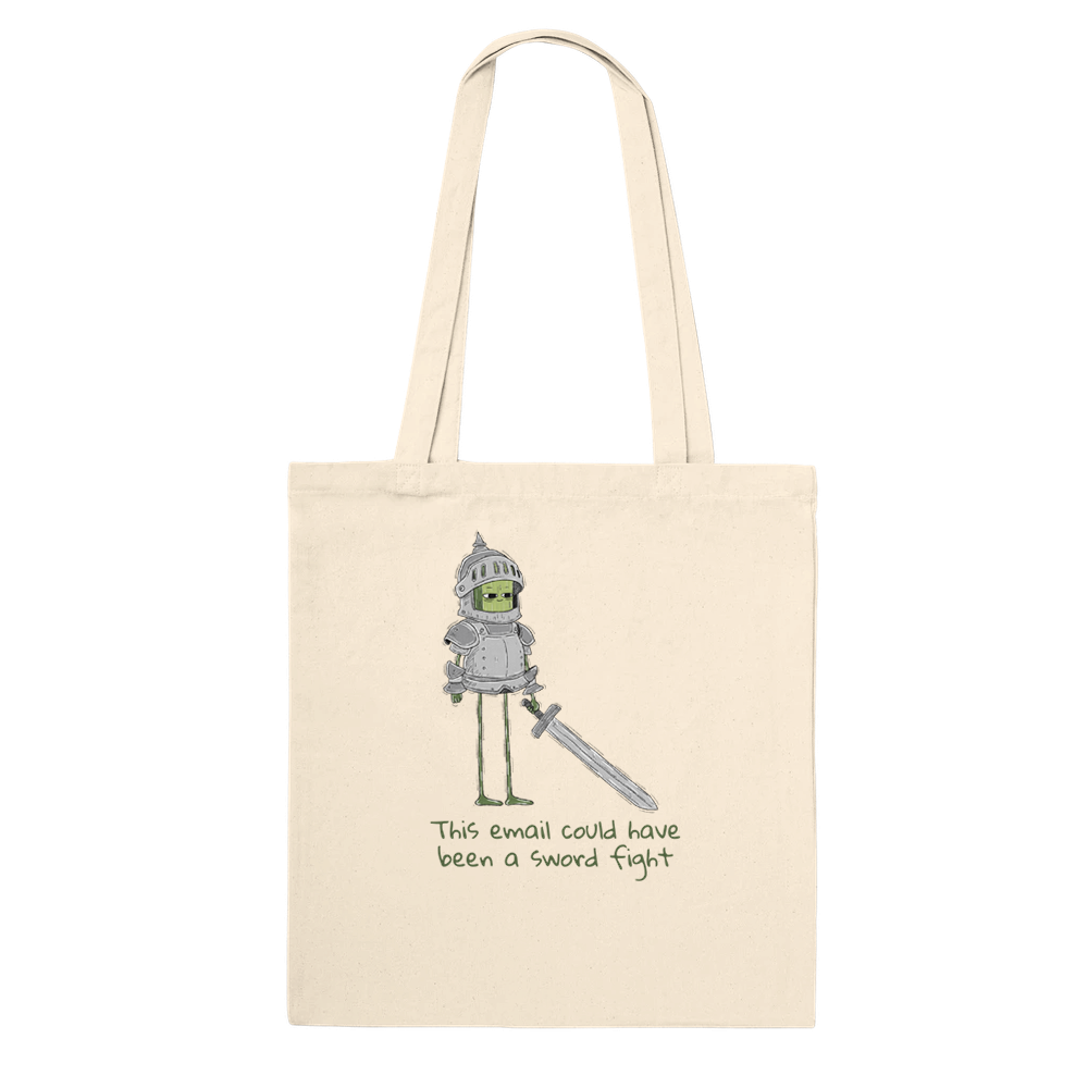 Sword Fight Tote Bag