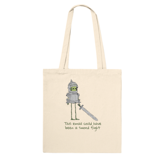 Sword Fight Tote Bag