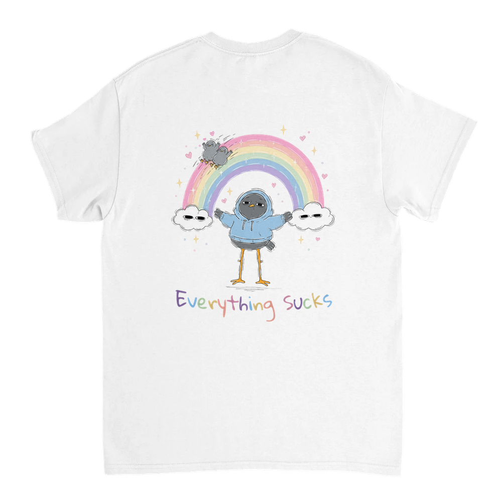 Everything Sucks Unisex T-shirt (back design)