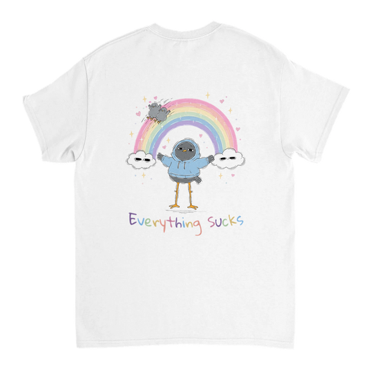 Everything Sucks Unisex T-shirt (back design)