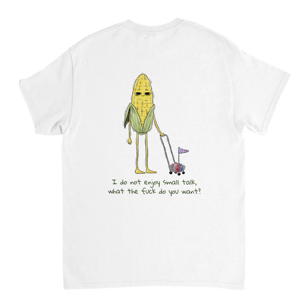 Small Talk Unisex T-shirt (back design)