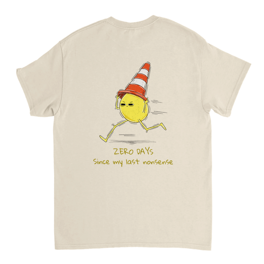 Zero Days Unisex T-shirt (back design)