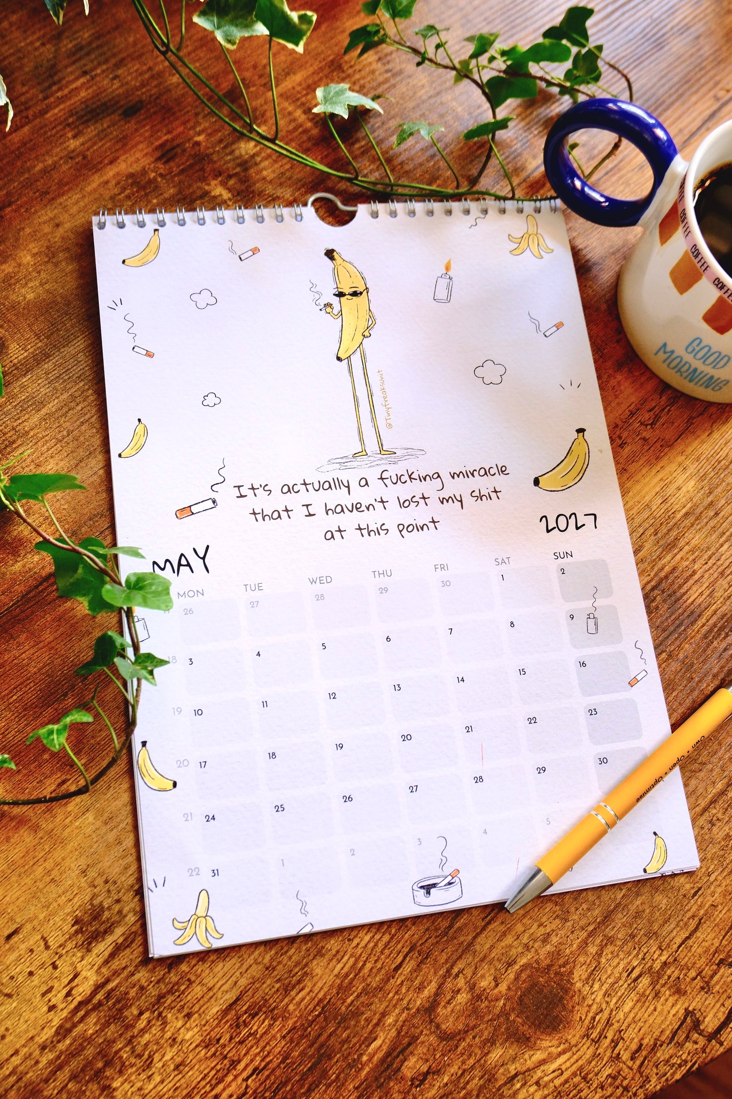 Tiny Freaks Unit 2027 Calendar