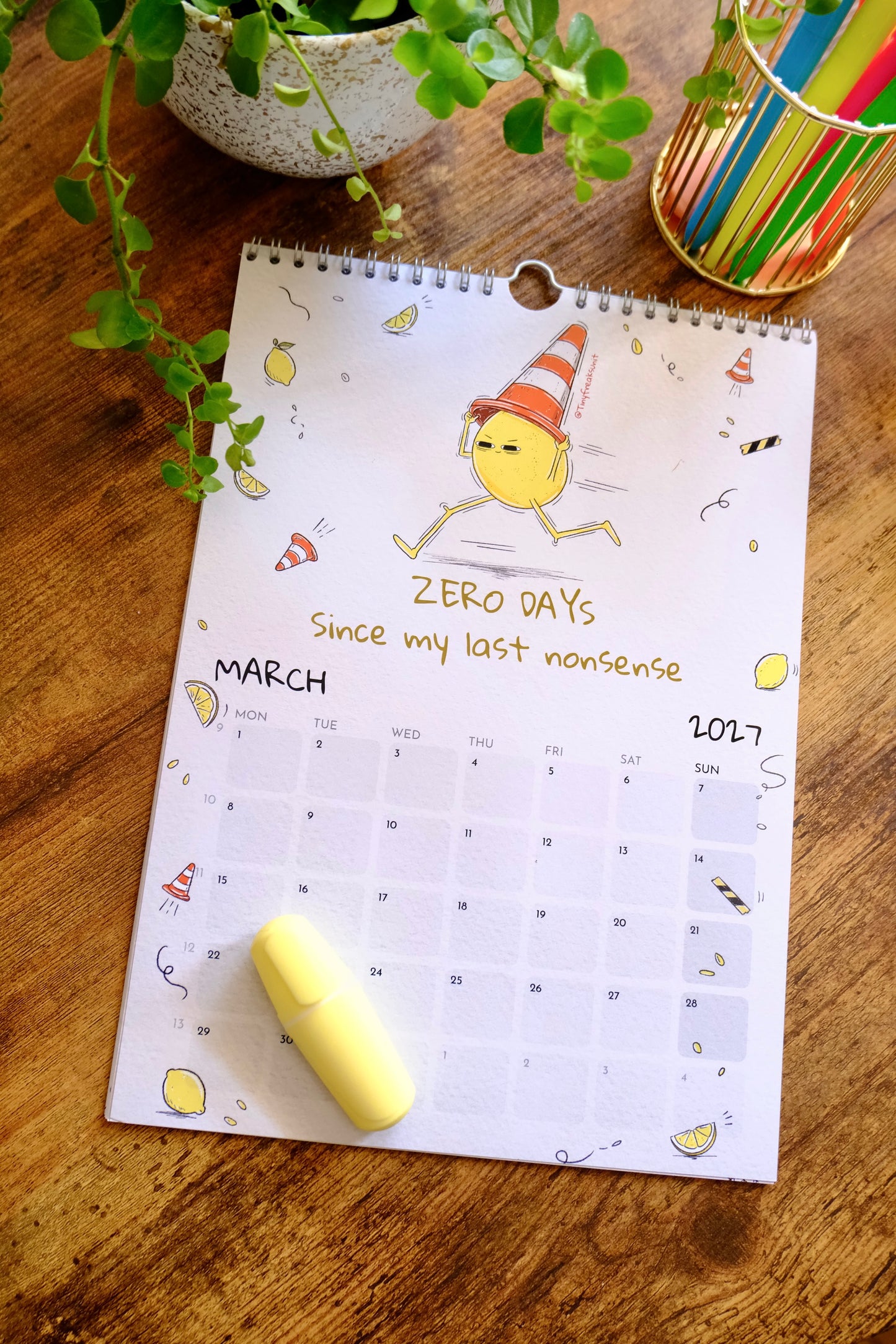 Tiny Freaks Unit 2027 Calendar