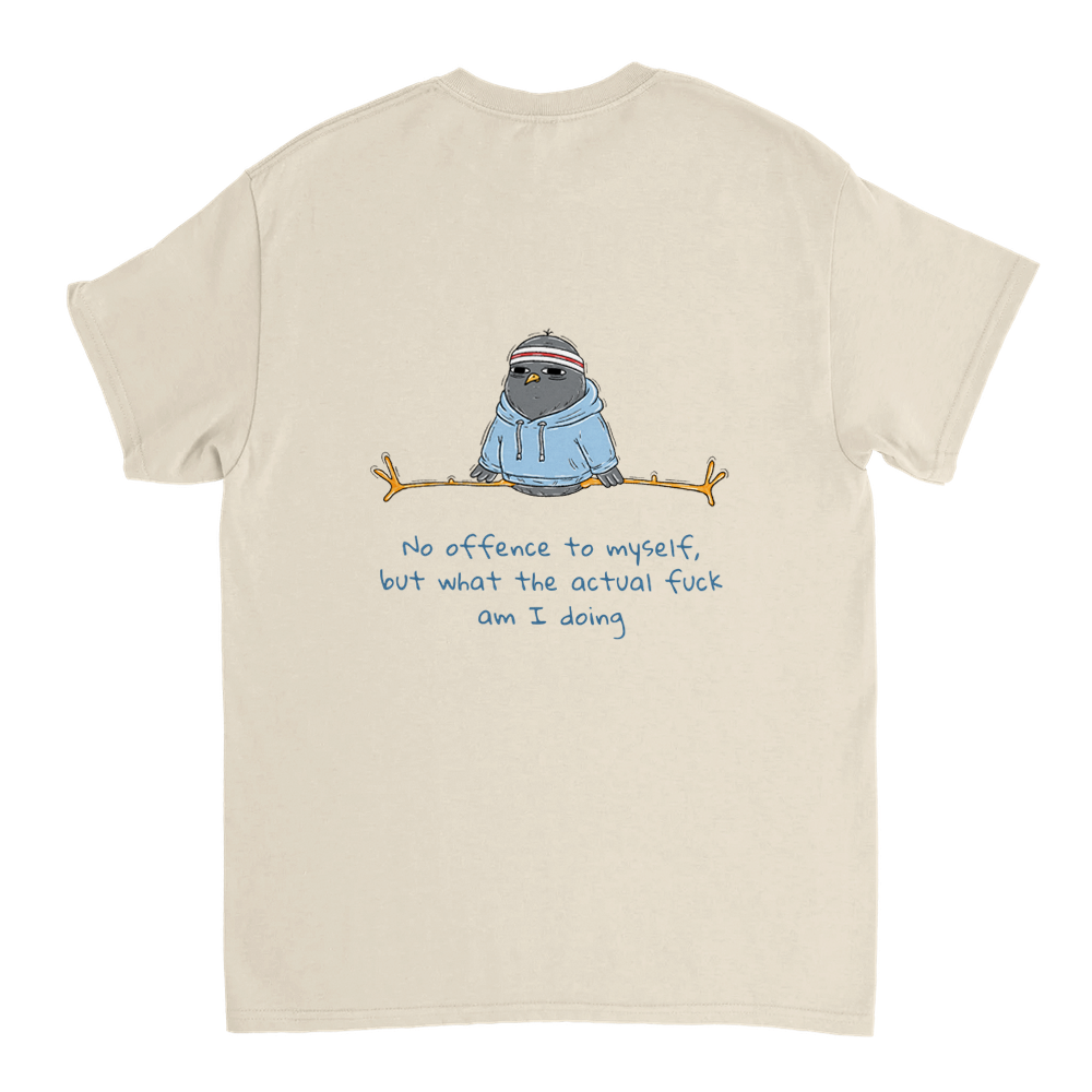 What Am I Doing? Unisex T-shirt (back design)