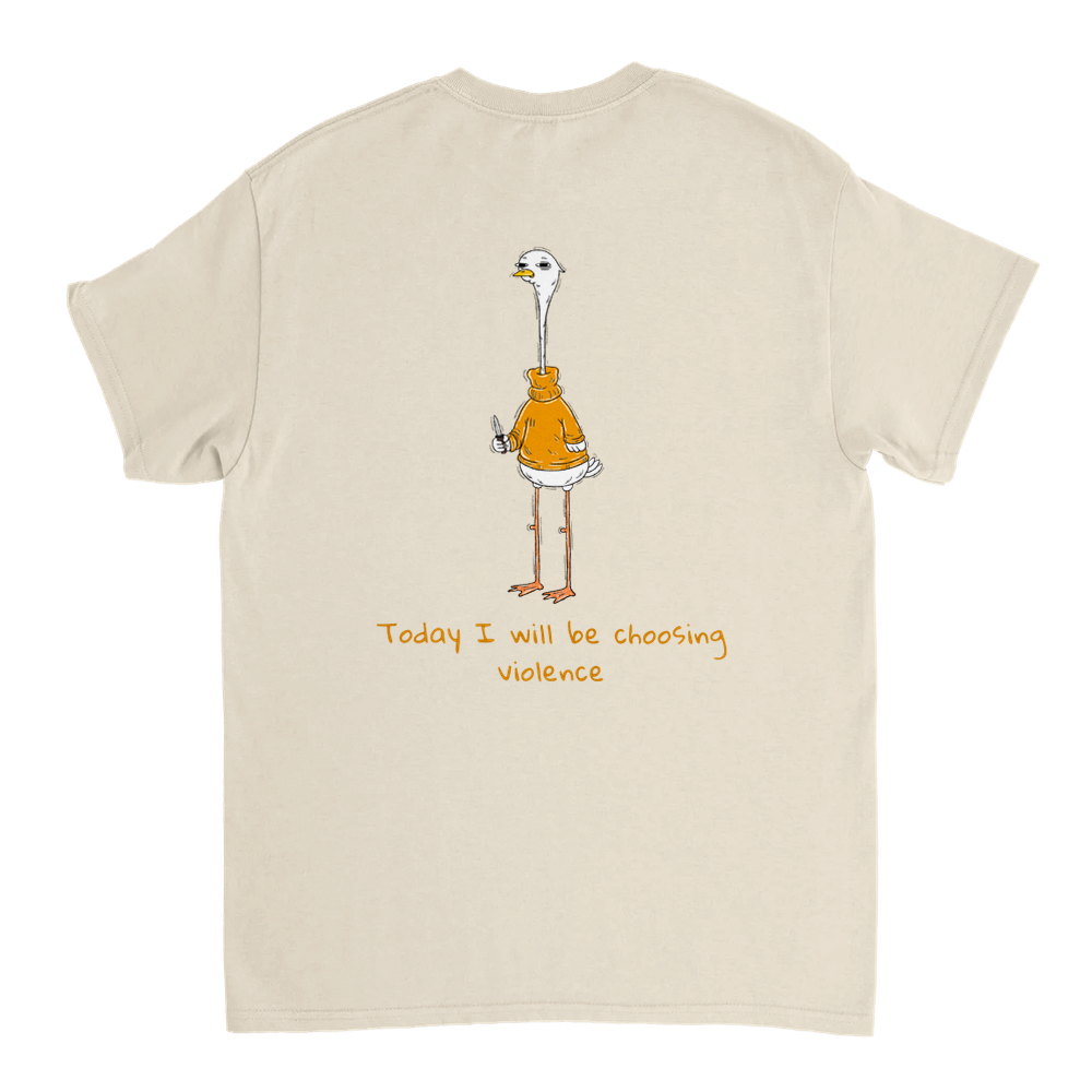 Violence Unisex T-shirt (back design)
