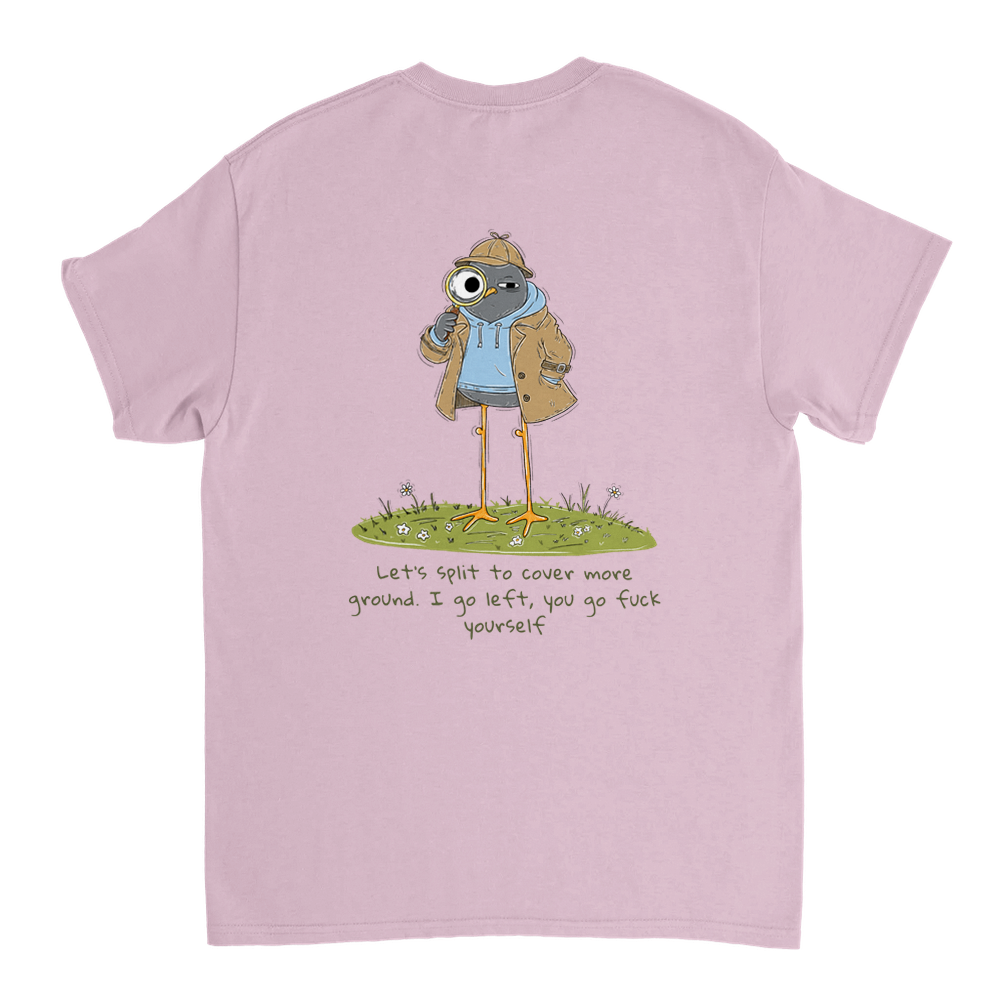 Let's Split Unisex T-shirt (back design)