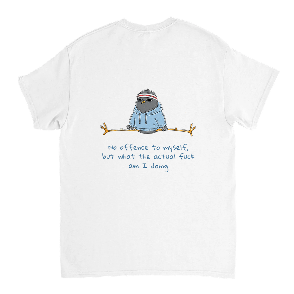 What Am I Doing? Unisex T-shirt (back design)