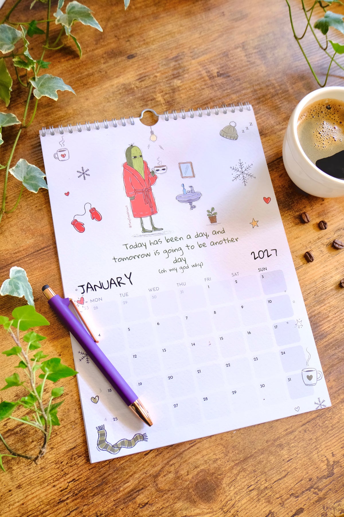 Tiny Freaks Unit 2027 Calendar