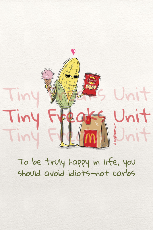 Don't Avoid Carbs Original Print