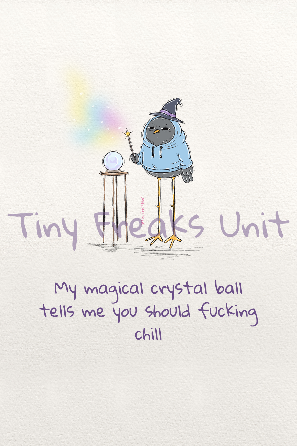 Magical Crystal Ball Original Print