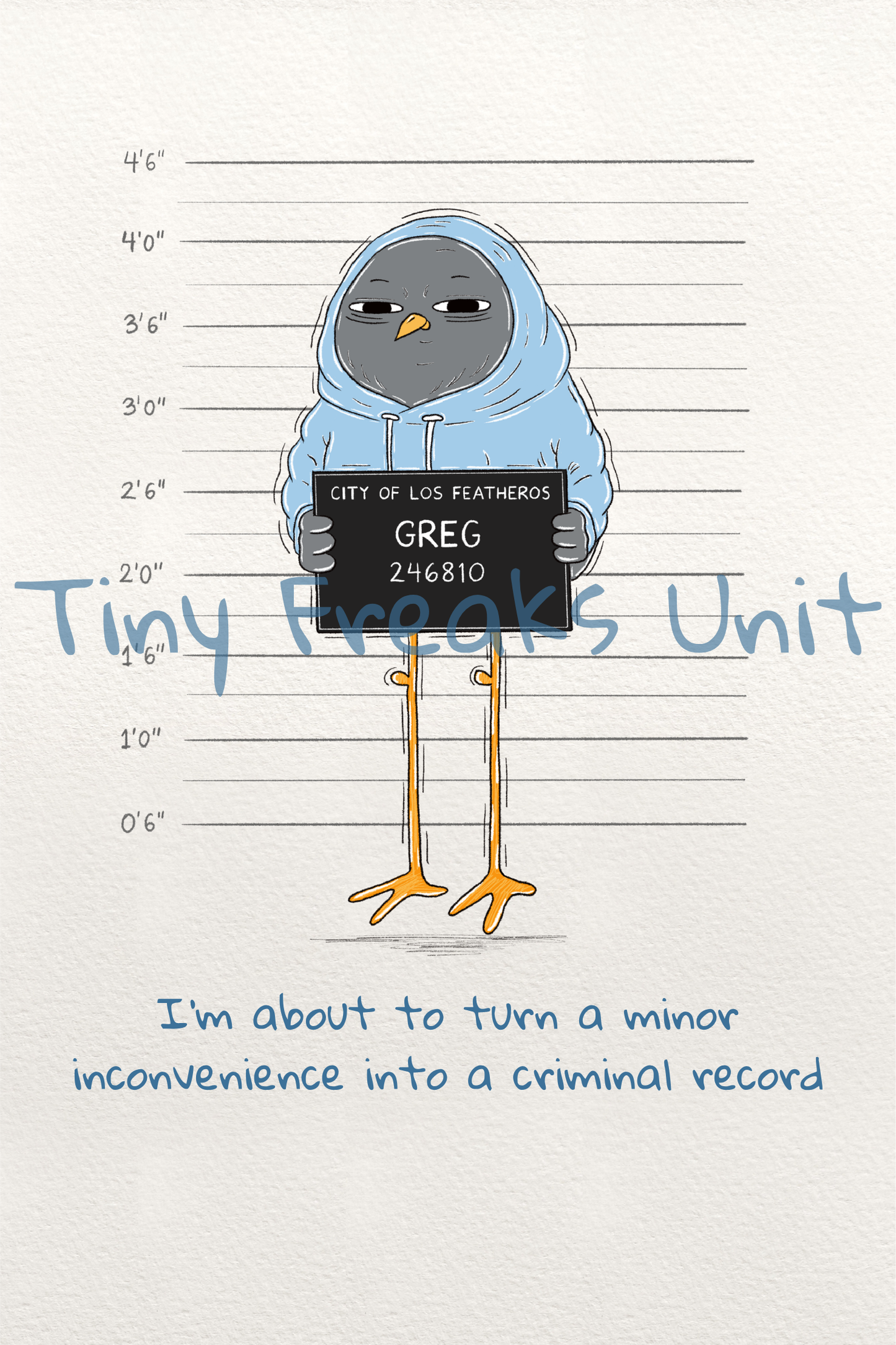 Criminal Record Original Print