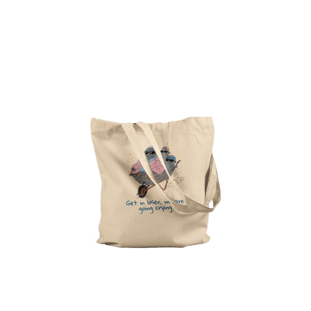 We Are Going Crying Tote Bag