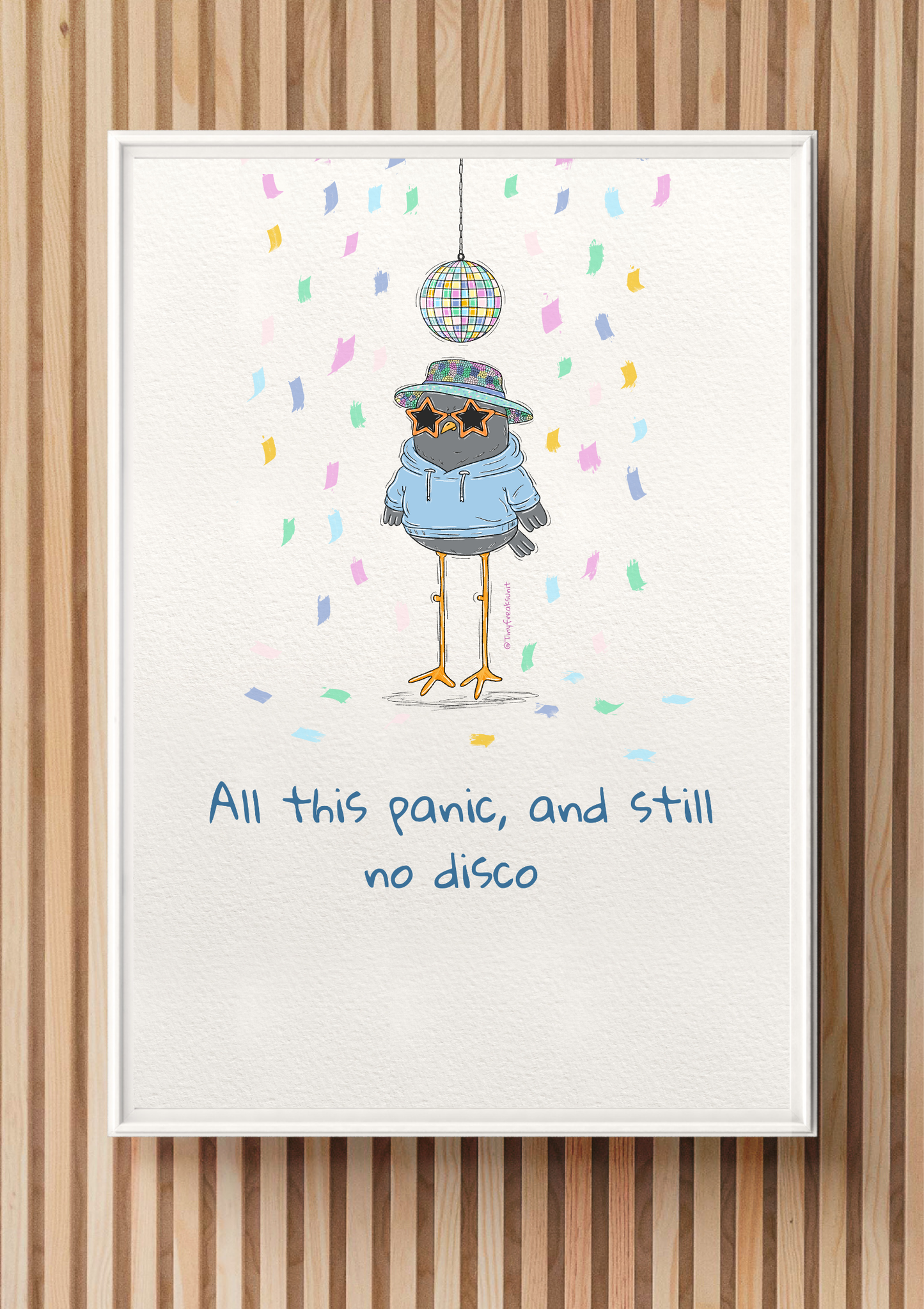 No Disco Original Print