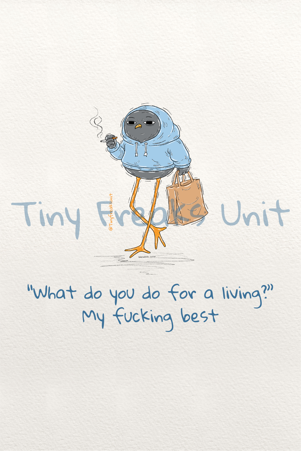 Doing My Best Original Print