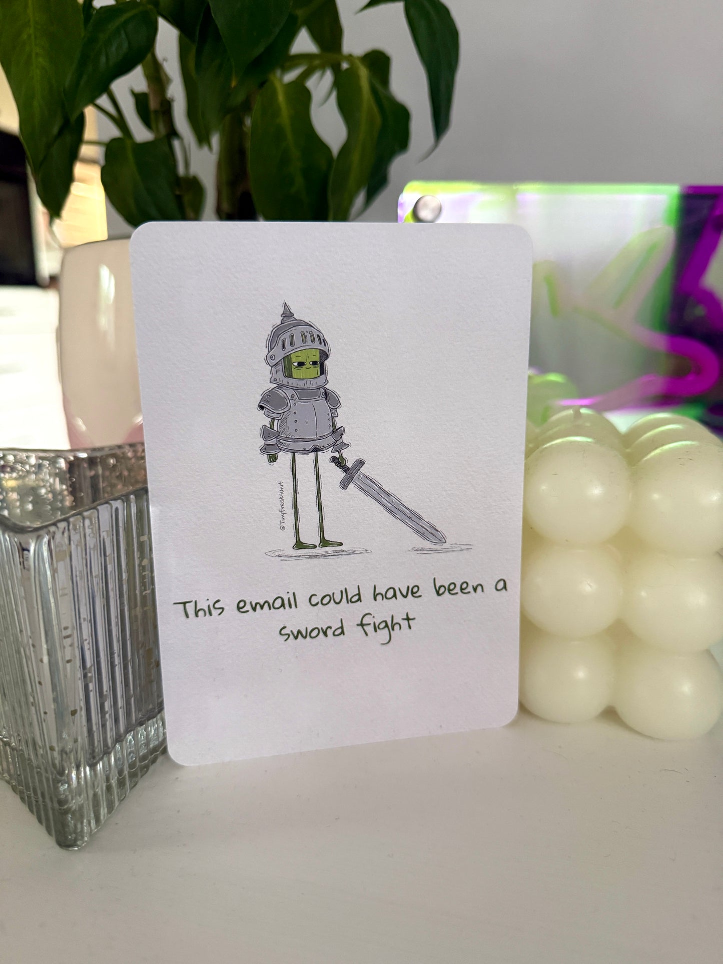 Sword Fight Pack of 10 Post Cards