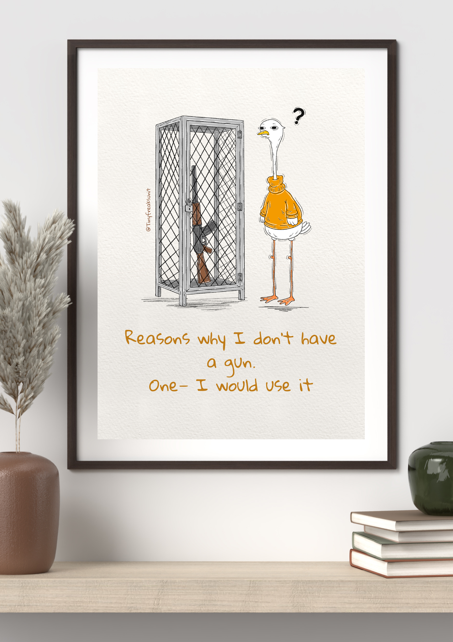 Gun Original Print