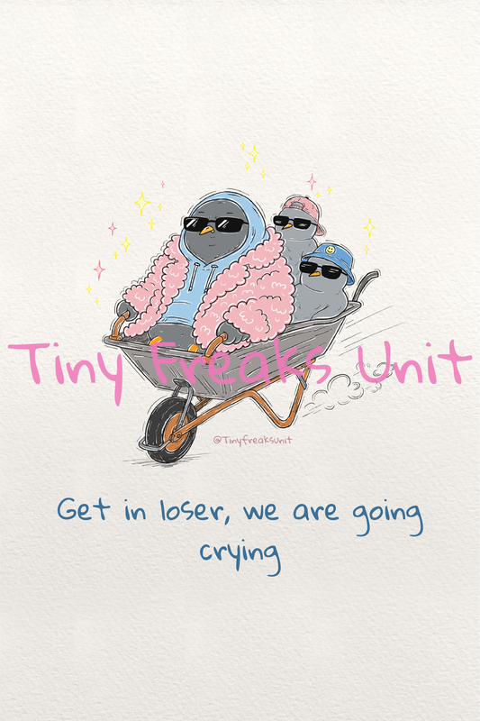We Are Going Crying Original Print