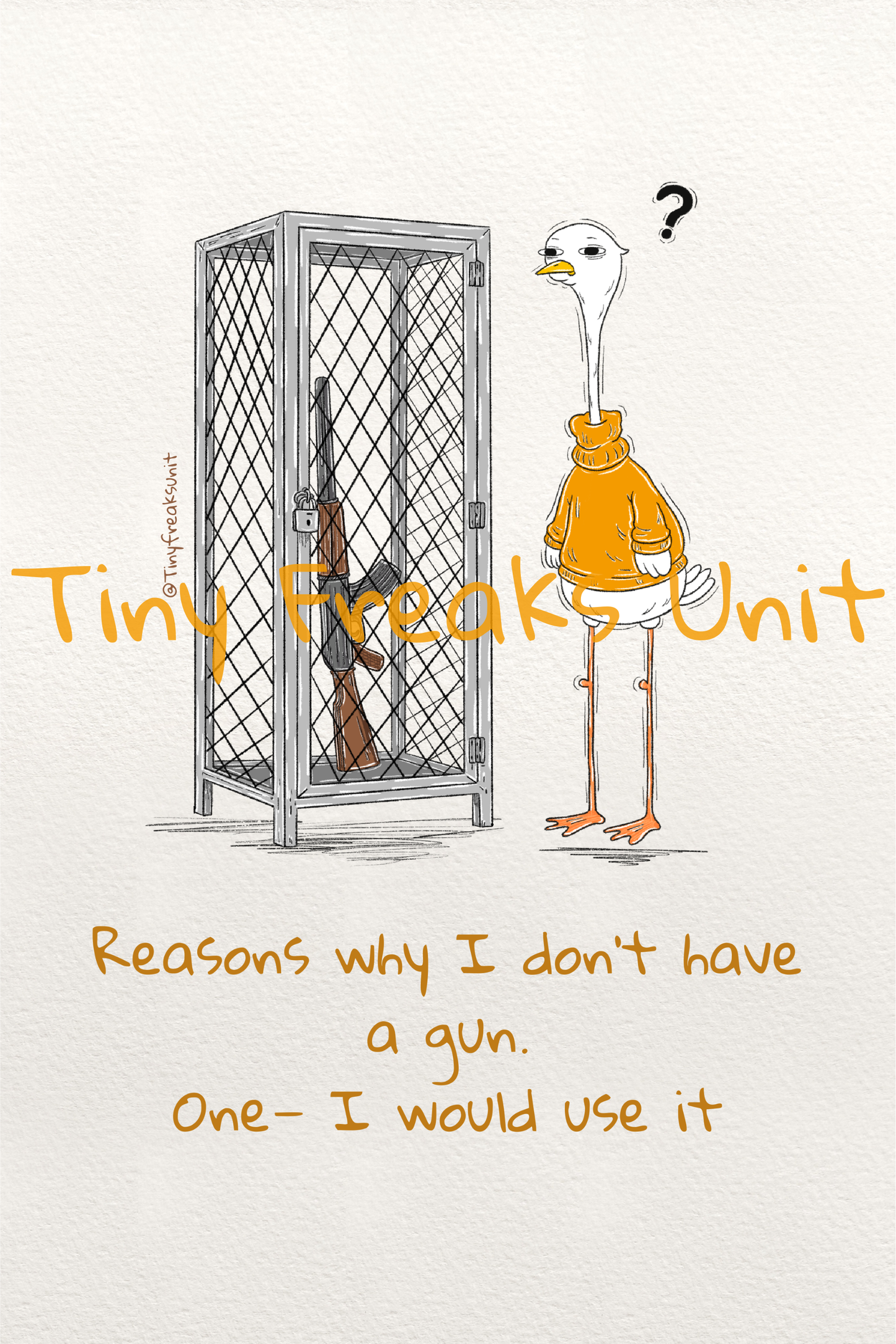 Gun Original Print