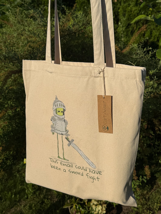 Sword Fight Tote Bag