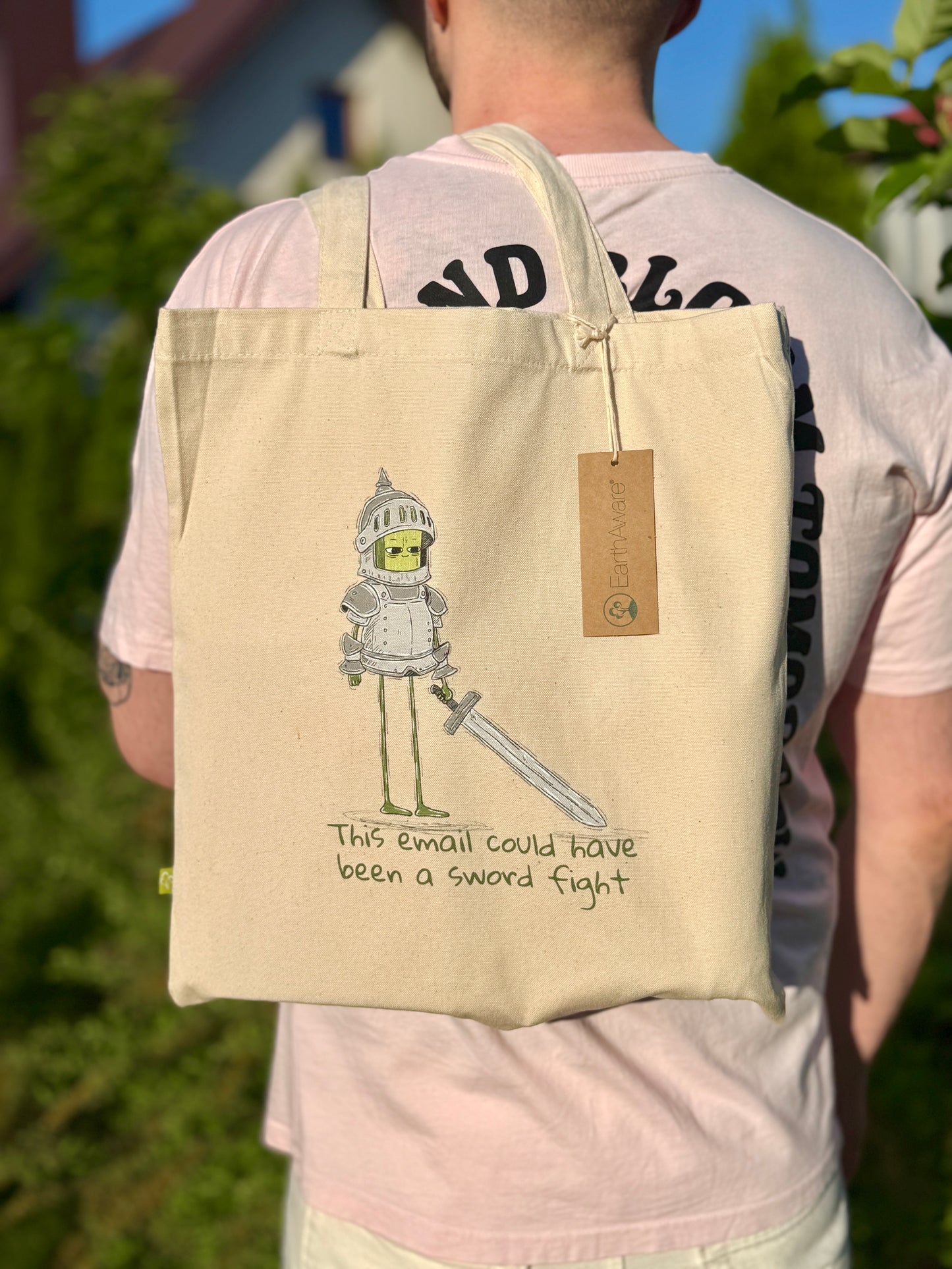 Sword Fight Tote Bag
