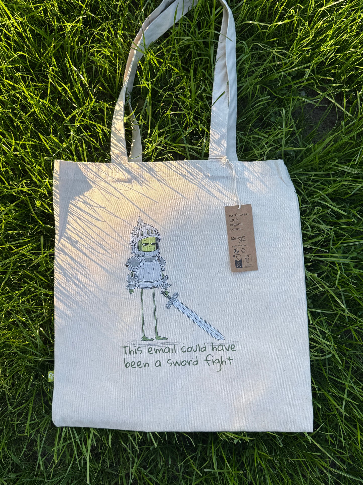 Sword Fight Tote Bag