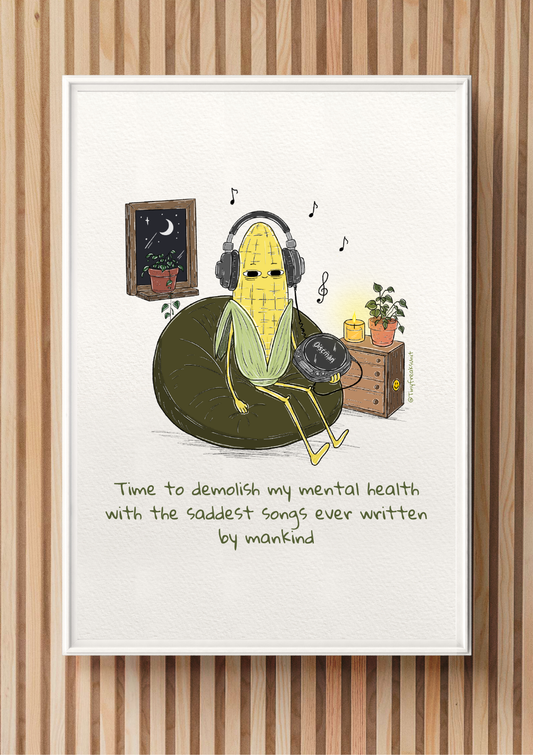 Mental Health Original Print