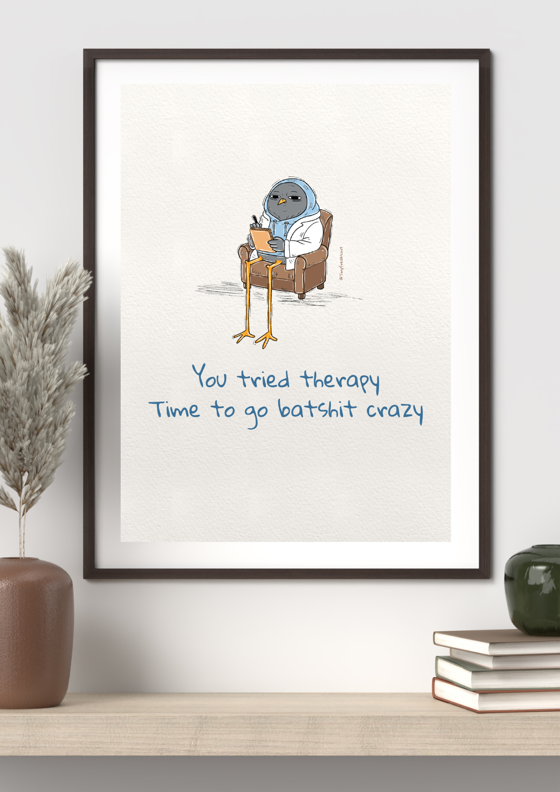 Healing Is Boring Original Print
