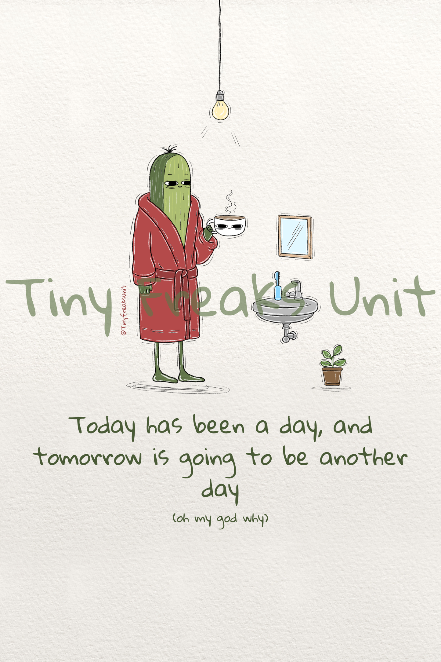 Oh My God Original Print