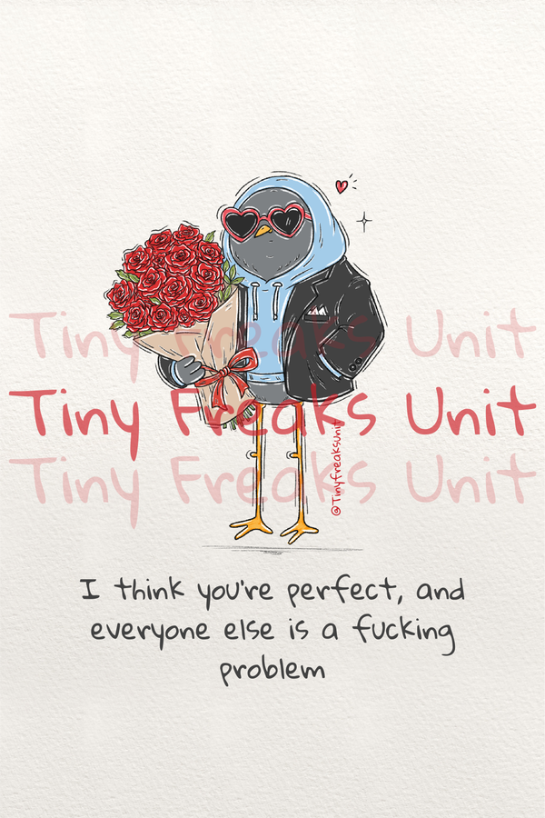 You Are Perfect Original Print