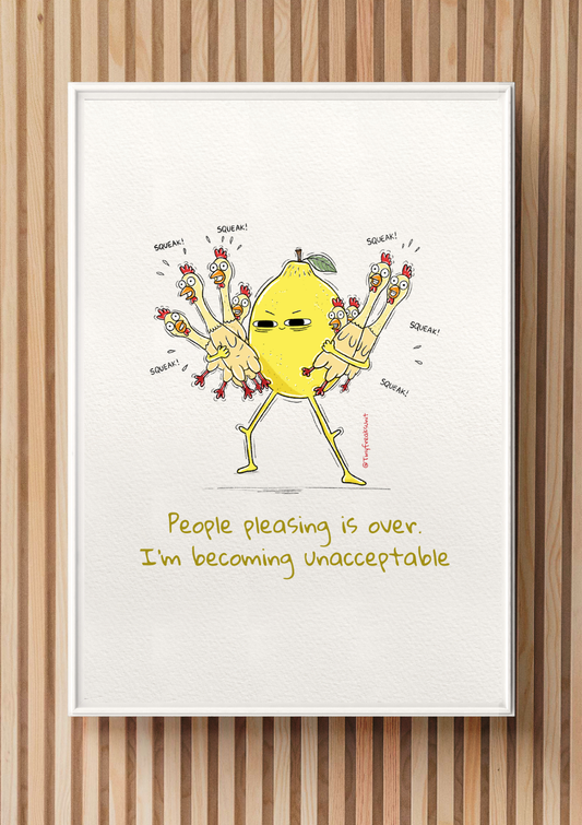 Unacceptable Original Print