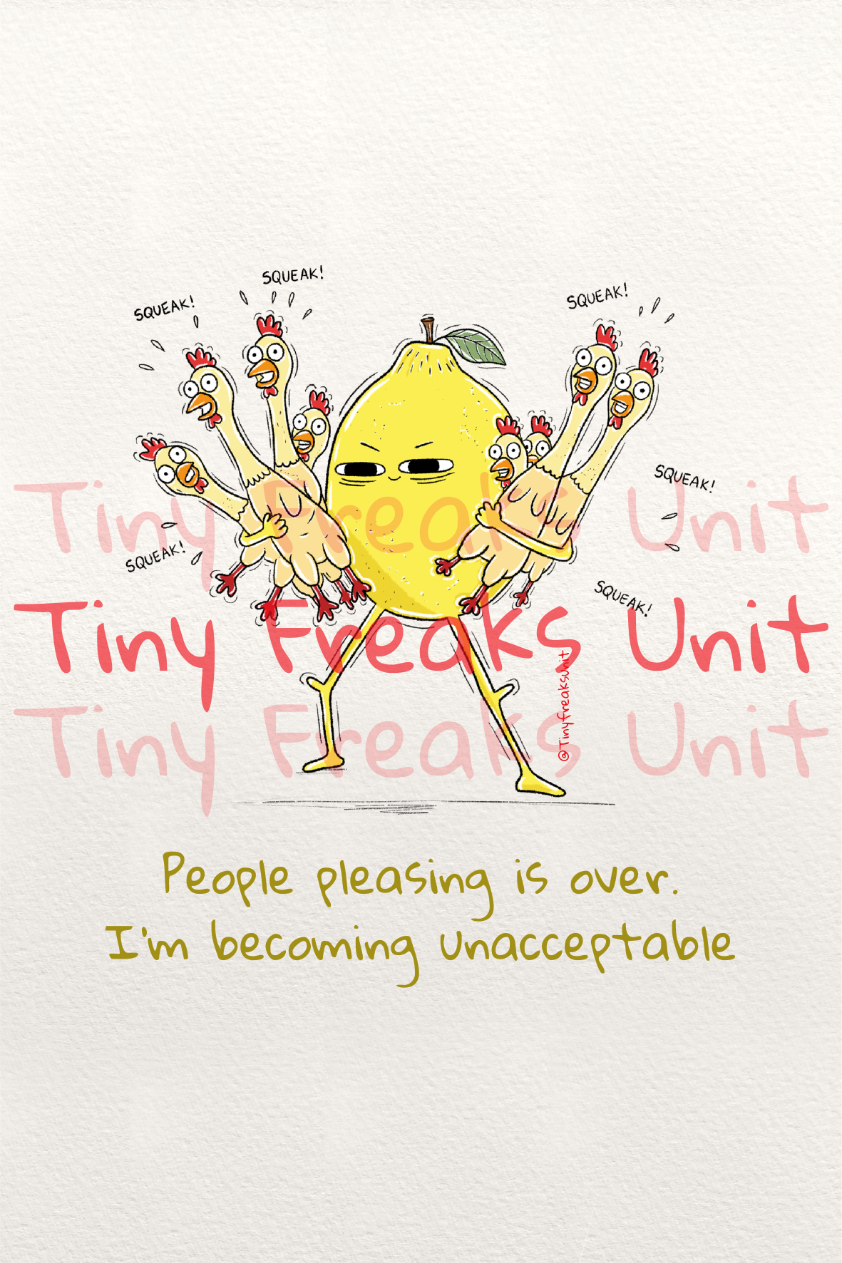 Unacceptable Original Print