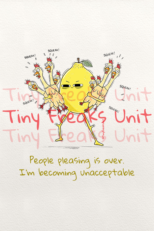 Unacceptable Original Print