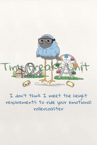 Rollercoaster Original Print