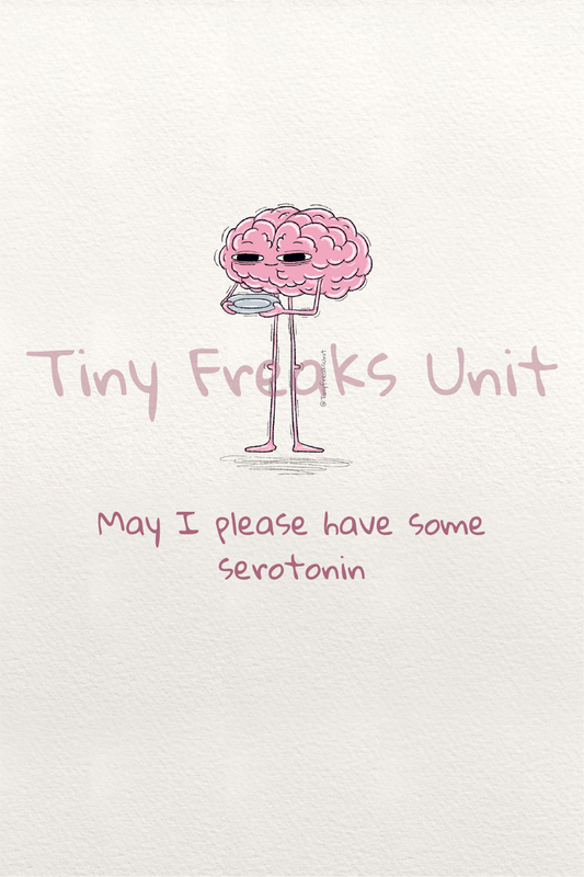 Please Feed Your Brain Original Print