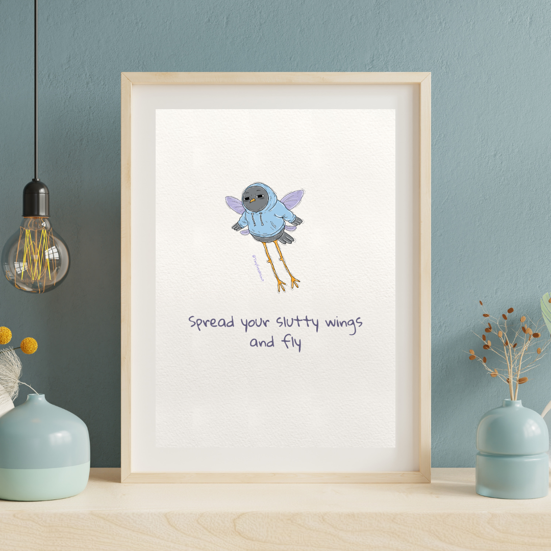 Spread Your Wings Original Print